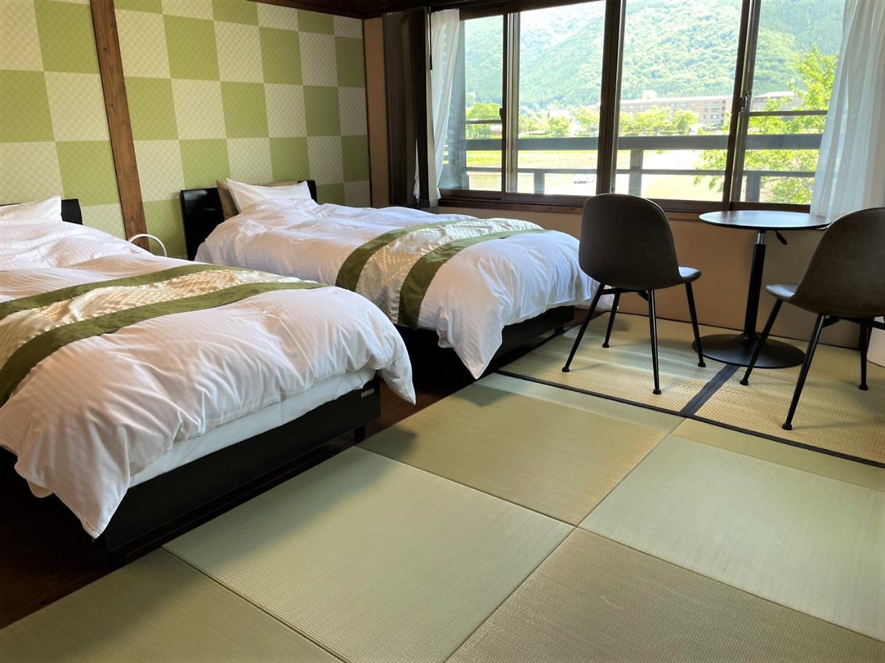 Sanso Tanaka Hotel Yufu Buitenkant foto